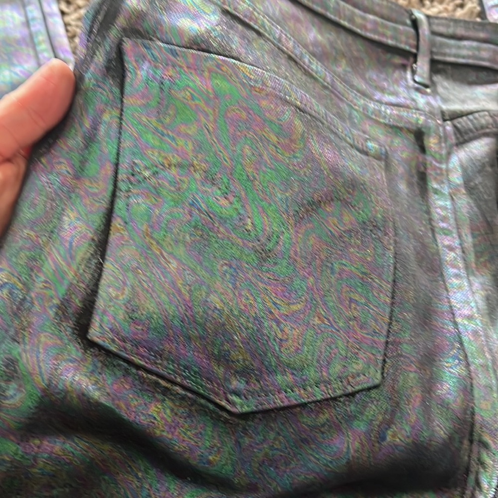 Levi’s halographic Jeggings size 28 - Picture 7 of 8